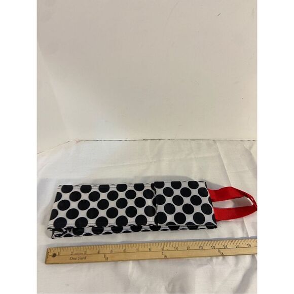 Thirty one insulated Wine bag black red 14x4" - Picture 2 of 3